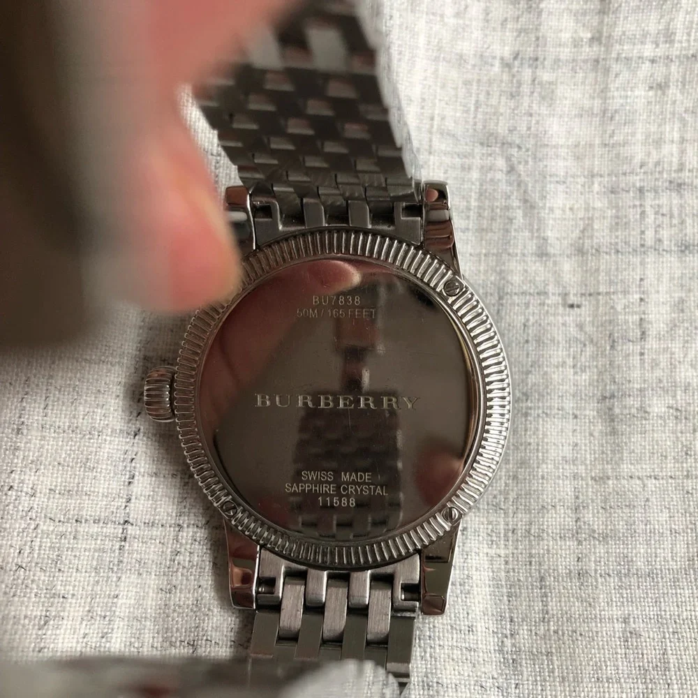 Burberry the Utilitarian White Dial Stainless Steel watch - Picture 6 of 10